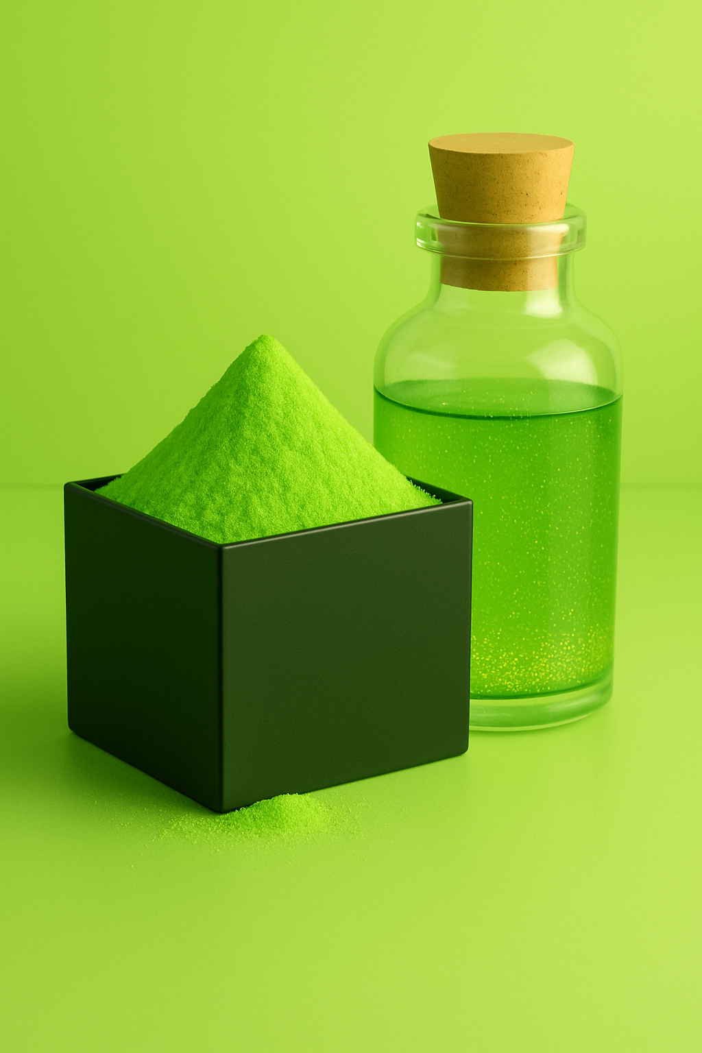 Acid Parrot Green Light